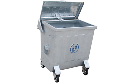400 litre metal Çöp konteyneri